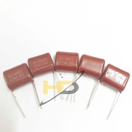 Combo of 5 Glue Capacitors CBB22 1KV 474J 0.47uF Red Brown