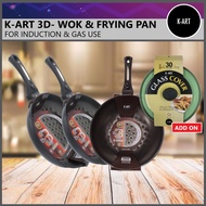 K-ART 3D IRON WOK &amp; FRYING PAN for Induction and Gas Use [ SG STOCK ]