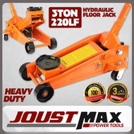 3 Ton 220LF Heavy Duty Floor Jack Hydraulic Service Garage Jack Jet Jack Kereta Jack Buaya Jek Kereta Car Repair Tool