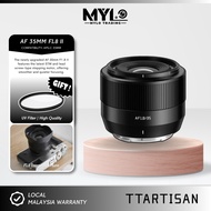 TTartisan 35mm F1.8 ii Autofocus Lens Compatible For Sony A6400 | ZV-E10 | ZV-E10 II | Fujifilm X-S2