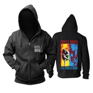 19 Designs Guns N Roses Gnr Rock Hoodie Jacket Zipper Sweatshirt Punk Heavy Metal Sudadera Skull Tee