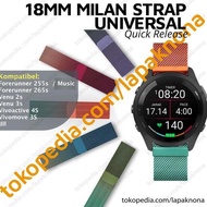 18Mm Milan Strap Garmin Venu 2S 3S Forerunner 255S 265S Stainless Strap