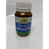 nature’s way restore probiotic & prebiotic cap-28’s exp 28/2/24
