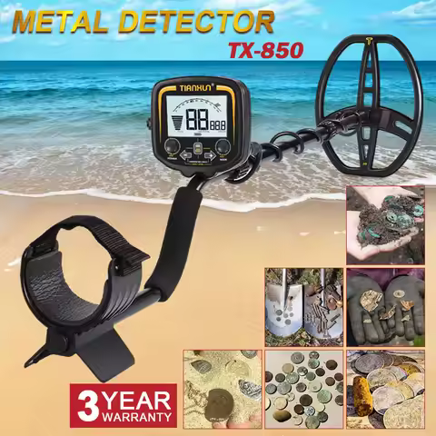 TX-850 Metal Detector Underground Professional Depth 2.5m Scanner Search Finder Gold Detector Treasu