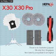 Dreame X30, X30 Pro Compatible Robot Vacuum Cleaner Accessories -  Hepalife