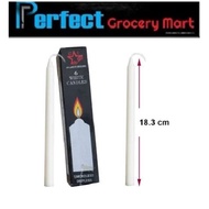 ⚡24HOUR DELIVERY⚡Long lasting white candle /lilin putih 6pcs