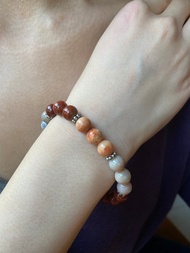 多寶色系珊瑚玉手鍊手串