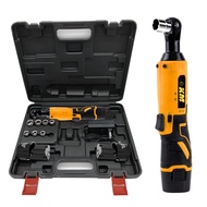 Cordless Wrench 90° Right Angle to Truss Electric Ratchet Wrench 12V Lithium Ratchet Wrench Set