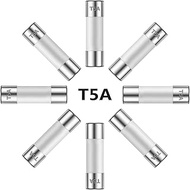 5A 250V 5x20MM Slow Blow Ceramic Fuses 5 Amp 250 Volt 0.2 x 0.78 Inch Time Delay Tube Fuse T5AL250V 