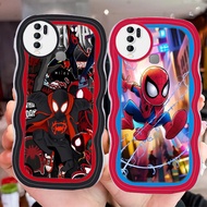 D-78 Spiderman Transparent Casing for VIVO Y30 Y50 Y30i Case