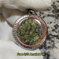 Green Leklai Pendant 青力泥吊坠 Leklai Amulet 马来西亚力泥 100% Natural Leklai