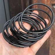 Vòng dây cao su 2li 3li khoá bấm đen mic vòng cao cấp