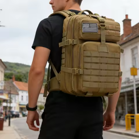 30L/40L/45L Men Women Tactical Assault Backpack Waterproof 1000D Nylon Hiking Travel Outdoor Bag Set