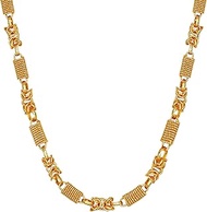Casual Golden Chain For Men1Gram Gold Plated Metal Necklace Gold Chain For Men Boys Designer Chains 