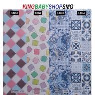 KBS [3.BG1 - 3.BG4] Sansan Wawa Standard Striped Wrapping Paper | Batik Batik | Mosaic [03.11.25]