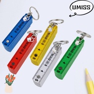 UMISTYDREAM9IQ0 Folding Ruler, 0.5m 10-Fold Double-sided Scale Plastic Ruler, Multi Functional with 