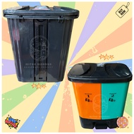 CARGO - 2 CONTAINER 20 LITER AND 40 LITER TRASH CAN HOSPITAL OFFICE RESTAURANT TRASH CAN tong sampah