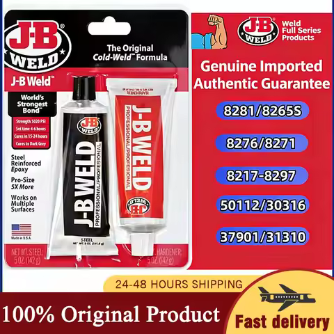 JB Weld 8276 Fast-Epoxy Adhesive for Metal Plastic Wood Ceramic - Versatile Bonding Agent for Home A