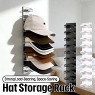 Cap Rack Hanger Holder Baseball Storage Closet Hat 10Grid Organizer Wall Mount Cap Organizer