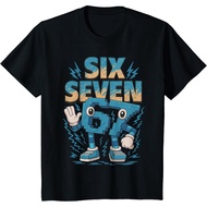 Unisex Kids Meme 67 Six Seven 6 7 Italian Brainrot T-Shirt