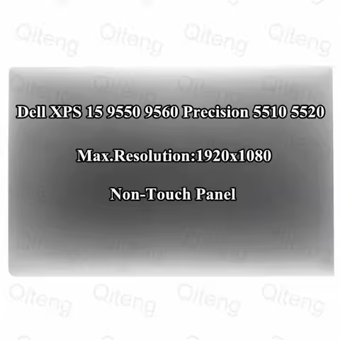 Upper part assembly for Dell XPS 15 9550 9560 Precision 5510 5520 FHD LCD Screen Assembly Silver Not