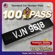 Car Number Plate 100% JPJ APPROVED No Plat Kereta Timbul Putih 3D Lulus JPJ Pass