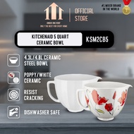 KitchenAid 4.8L Ceramic Bowl - KSM2CB5 | Genuine Titanium-Reinforced | Oven & Freezer Safe for 5KSM1