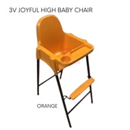Orange Color 3V Joyful High Baby Chair