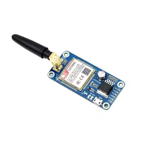 SIM7000G NB-IoT Cat-M 2G GNSS HAT for Raspberry Pi 4 40PIN GPIO GPS TCP UDP HTTP MQTT
