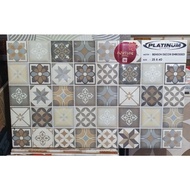 keramik 25x40 dinding taman teras dapur kotak kasar platinum Benson