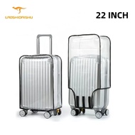 LAOSHIDAISHU - Sarung Koper 20/22/24/26/28 Luggage Cover Transparent Sarung Koper Pelindung Tas Mika