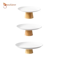 [Gamchiano] Wood Cake Stand Serving Platter Cupcake Stand for Party Wedding Anniversary