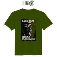 Military Style Cultural Creative [100th Army Commemorative] Soft Cotton T-Shirt.wicking T-Shirt