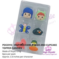 Pocoyo - Inspired  Edible Cake and Cupcake Topper Candies