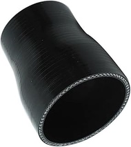 ID 3in to 2.75in (76mm to 70mm) Straight Reducer Silicone Coupler, Length 3in (76mm), 4-Ply Reinforc