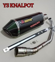 knalpot akrapovic suara ngebas halus buat pcx 160 atau vario 160