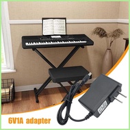 6 Volt Adapter 1A Compact Multi-Functional Portable 6 Volt DC Plug Adapter for Toy Car Electronic Ke