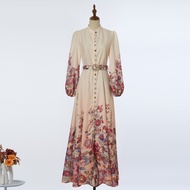 20265v New Women's Printed Collar Belt 36 Color Dress 2698 ahlsenmy4