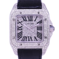 Cartier Cartier Men's Watch Santos Gypsophila Diamond Automatic Mechanical Watch Men W20106X8