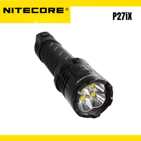 New Arrival NITECORE P27iX 5000 Lumens Tactical Flashlight Customizable Variable Beam Pattern Milita
