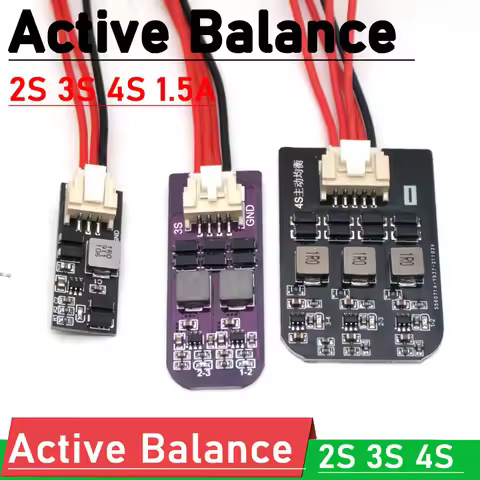 2S 3S 4S 1.5A Active Balancer Board Energy batteries Energy transfer Balance for Lithium Battery BMS