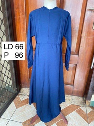 Gamis Anak Navy Biru Dongker Gamis Muslimah Baju Ngaji - preloved