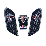 ป้ายยางกันลื่นสำหรับถังน้ำมัน Triumph Trident 660 ป้ายตกแต่งรถจักรยานยนต์กันลื่นยางอะไหล่เสริม