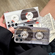 Retro Music Tapes Board Phone Case For OPPO A3 A5X A5 Pro A3X A79 A57 A98 A60 A96 A76 A17 A17K A18 A