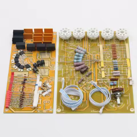 HiFi DIY 6SN7 Vacuum Tube Audio Preamplifier Board Kit Based on Cary AE-1 Pre-Amp Circuit