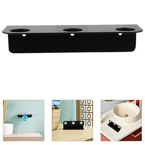 Wall Mounted Stainless Steel Soap Holder Bathroom Liquid Dispenser Rack Space Saving Shower Kitchen
