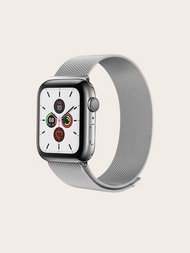 Correa de reloj compatible con Apple Watch unicolor de metal