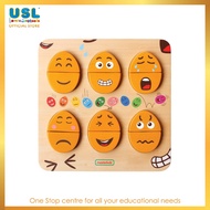USL - MasterKidz - Mr. Eggs Emotions Learning Board – Fun Educational Toy for Emotional Awareness & 