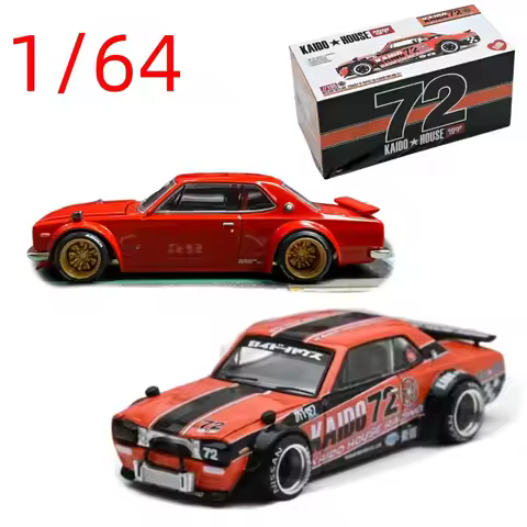 Kaido House Diecast 1/64 Scale Nissan GTR 2000 Skyline Alloy Model Cars Nissan GTR 2000 GTR KPGC10 P