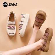 Joy&Mario Stripes Lightweight Comfortable Women's Shoes